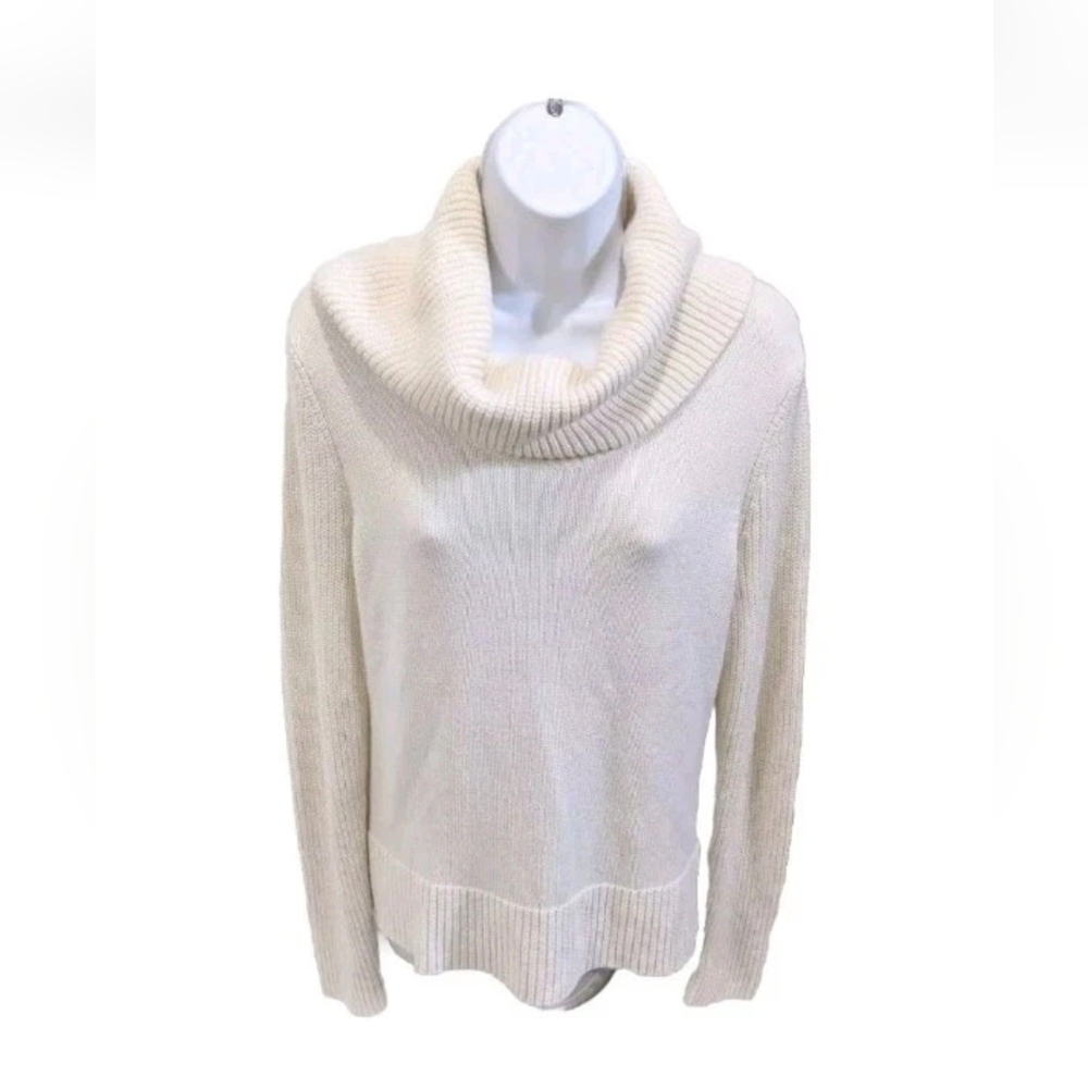Lauren Ralph Lauren Cowl Neck Pullover Sweater Long Sleeve PL LP Fisherman #10